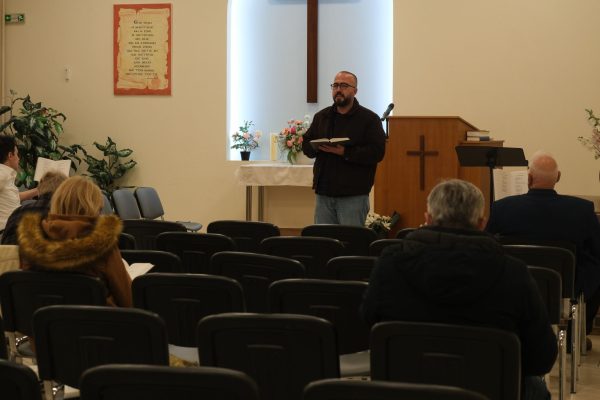 Ebrahim Fatahi helps lead the Farsi and Greek services at the Glyfada Church of Christ.