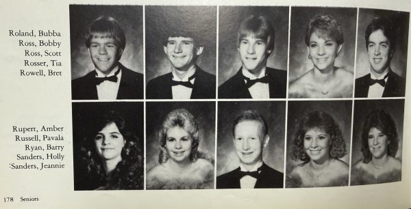 Bobby Ross Jr.’s senior picture appears in the Keller High School yearbook in 1986.